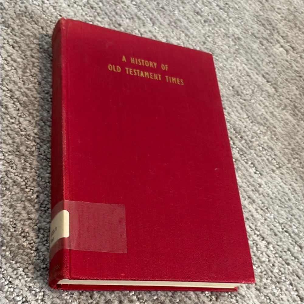 A History of Old Testament Times Book